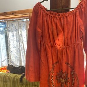 VINTAGE Gorgeous made in India 70’s beaded dress.